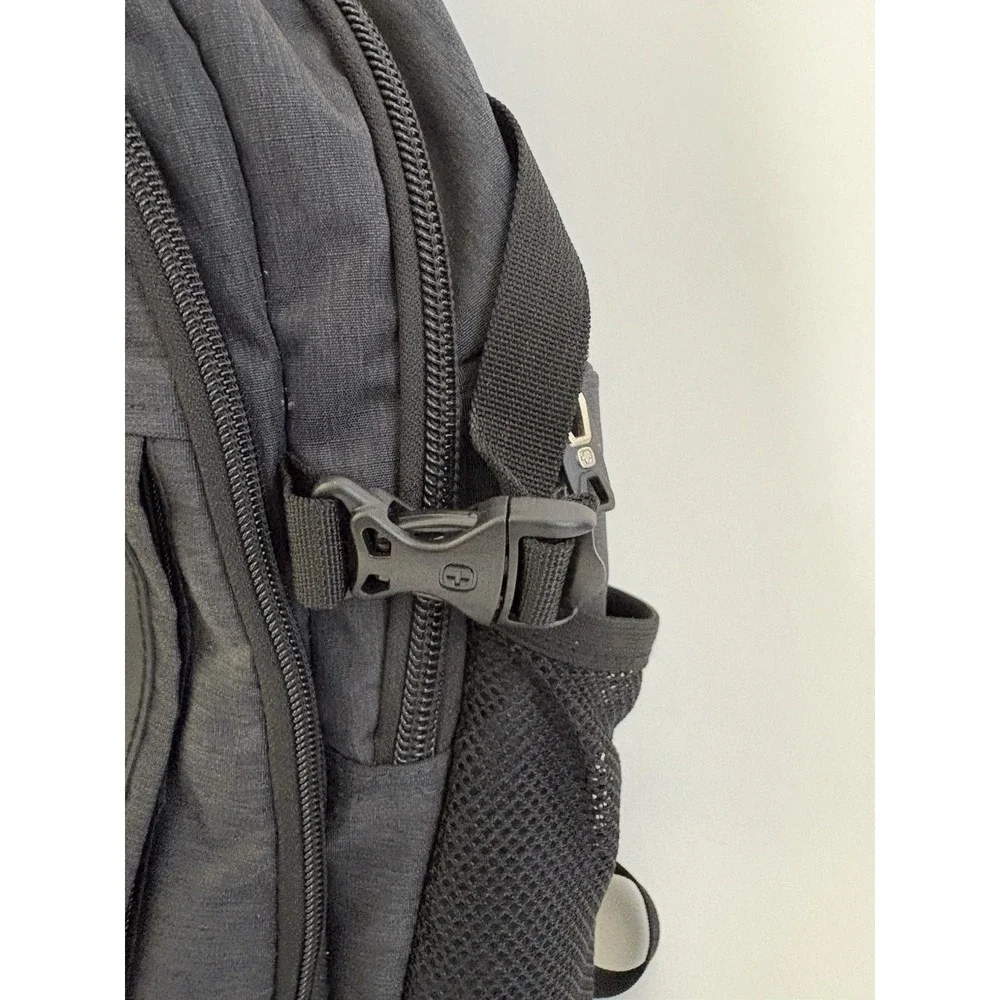 SwissGear Unisex-Adult 5358 USB ScanSmart Laptop Backpack Large Heather Gray EUC